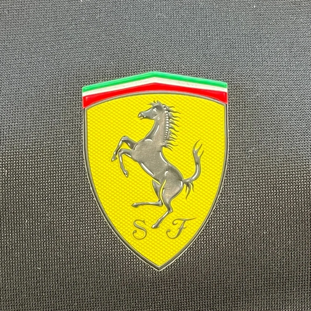 PUMA Scuderia Ferrari T7 Black Red Full Zip Pockets Racing Track Jacket (XL) - Picture 5 of 13